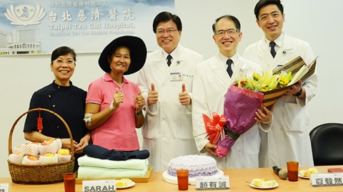 台北慈濟醫療團隊協助Sarah切除下巴巨瘤並重建下顎骨