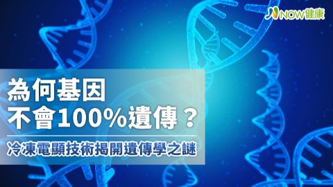 為何基因不會100%遺傳？ 冷凍電顯技術揭開遺傳學之謎