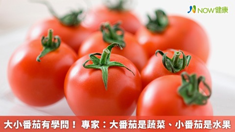 大小番茄有學問！ 專家：大番茄是蔬菜、小番茄是水果