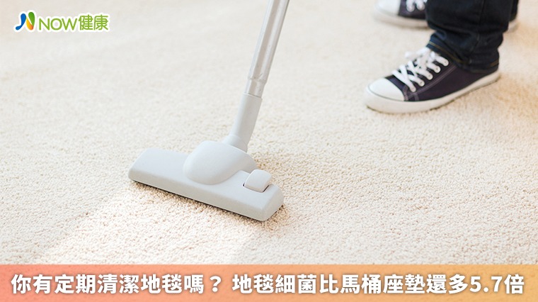 你有定期清潔地毯嗎？ 地毯細菌比馬桶座墊還多5.7倍