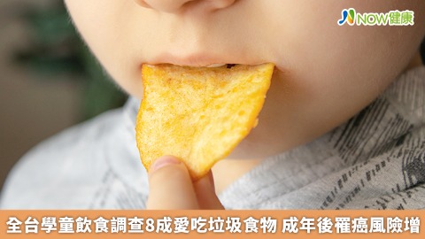 全台學童飲食調查8成愛吃垃圾食物 成年後罹癌風險增