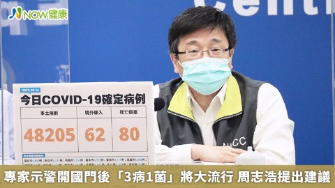 專家示警開國門後「3病1菌」將大流行 周志浩提出建議