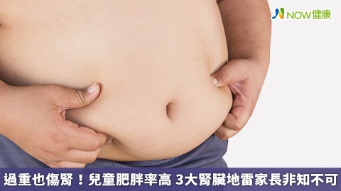 過重也傷腎！兒童肥胖率高 3大腎臟地雷家長非知不可