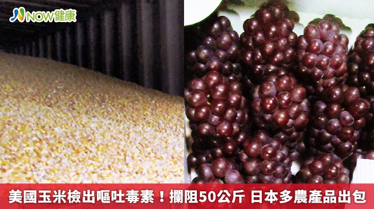 美國玉米檢出嘔吐毒素！攔阻50公斤 日本多農產品出包