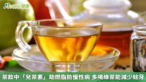 茶飲中「兒茶素」助燃脂防慢性病 多喝綠茶能減少蛀牙