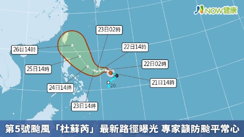 第5號颱風「杜蘇芮」最新路徑曝光 專家籲防颱平常心 