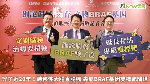 等了近20年！轉移性大腸直腸癌 BRAF基因雙標靶問世