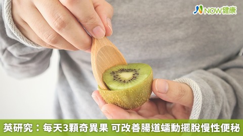 英研究：每天3顆奇異果 可改善腸道蠕動擺脫慢性便秘