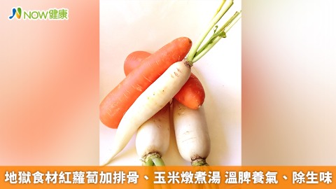 地獄食材紅蘿蔔加排骨、玉米燉煮湯 溫脾養氣、除生味